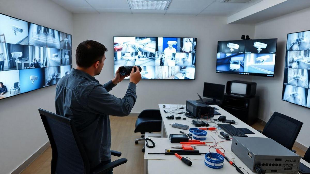 Instalação e Manutenção de Câmeras de Segurança