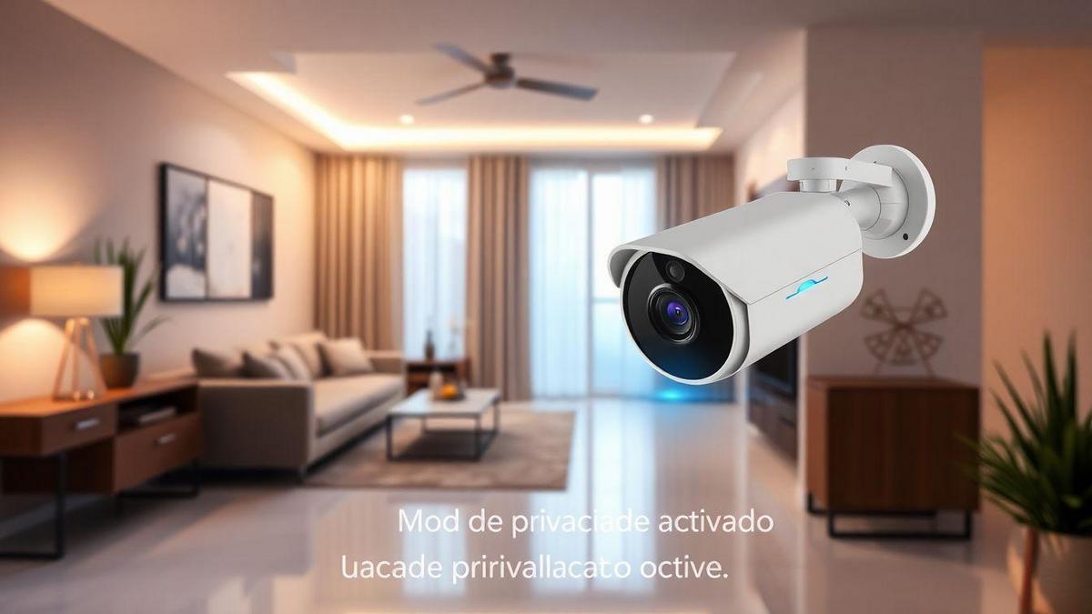 O que são câmeras de segurança com modo de privacidade?